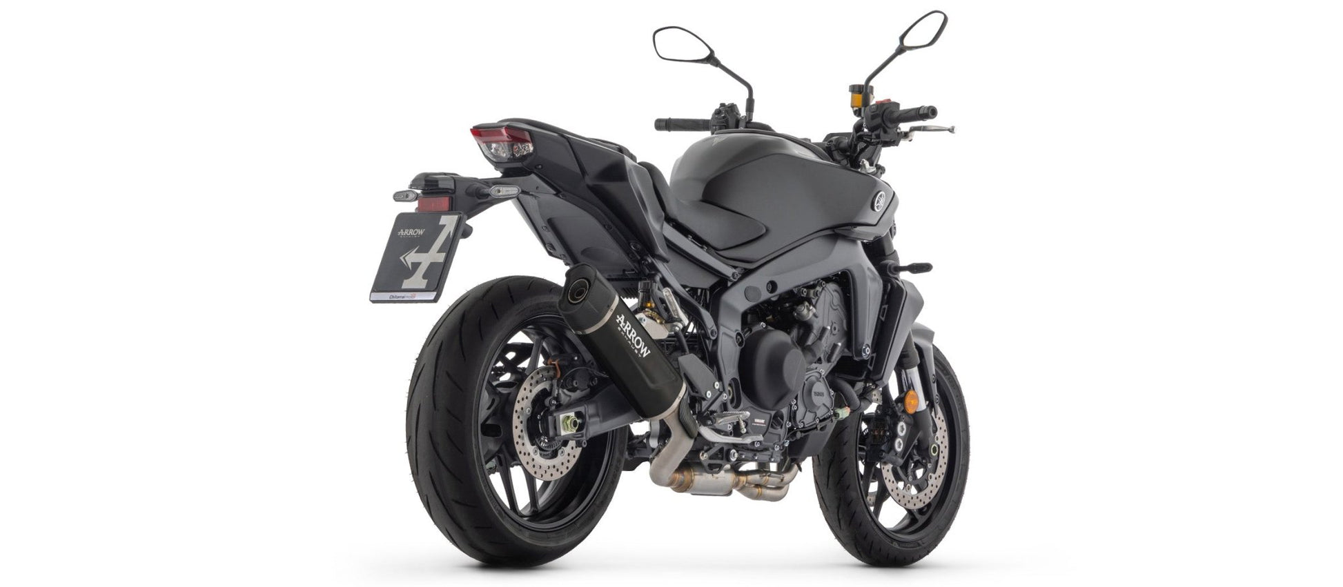 Indy Race Dark - Racing - komplet Arrow udstødning til Yamaha MT - 09 2024 - Pitboxen Performance
