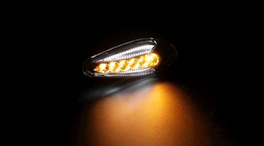 MC Blinklys med løbelys – Koso Sonic - Pitboxen