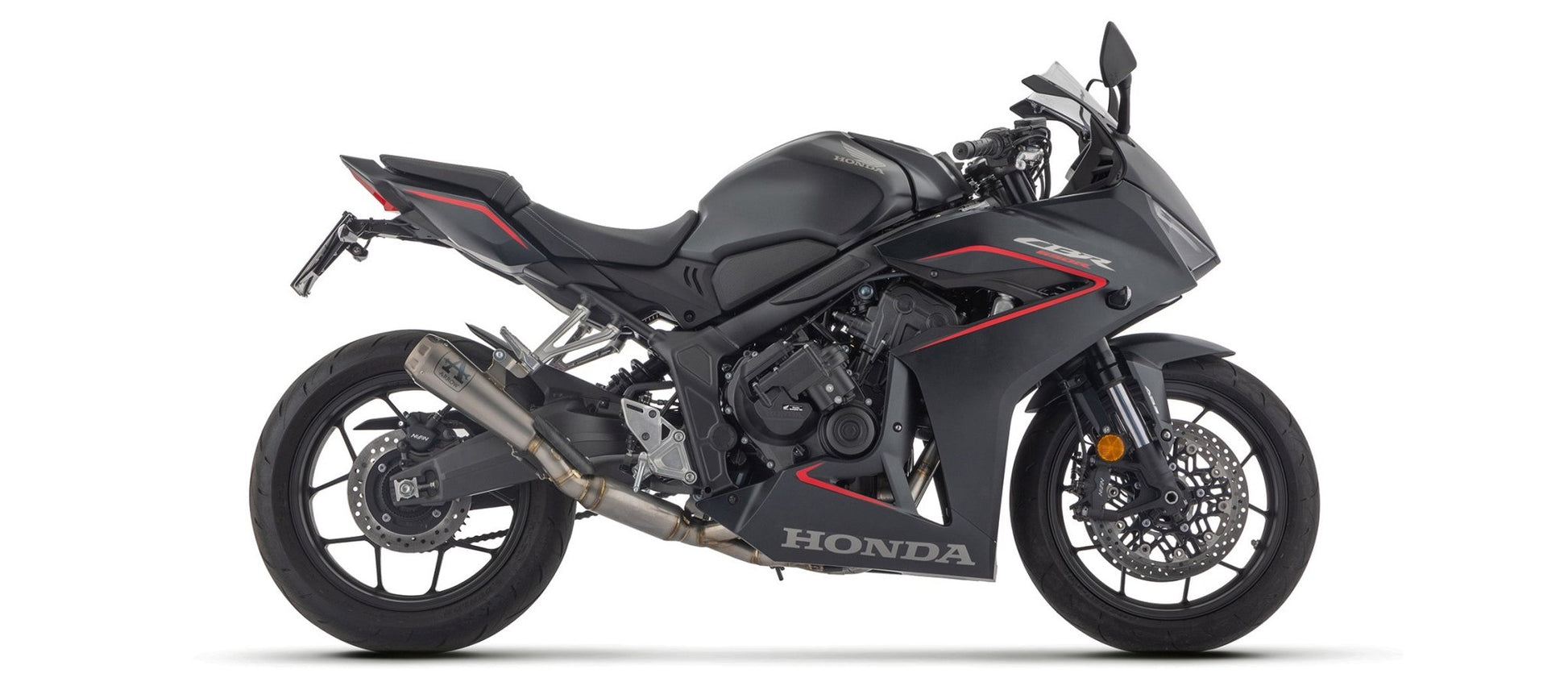 71069PR Arrow Full system racing med Pro - Race titanium udstødninger til Honda CB 650 R 2024 - 2025 - Pitboxen.dk