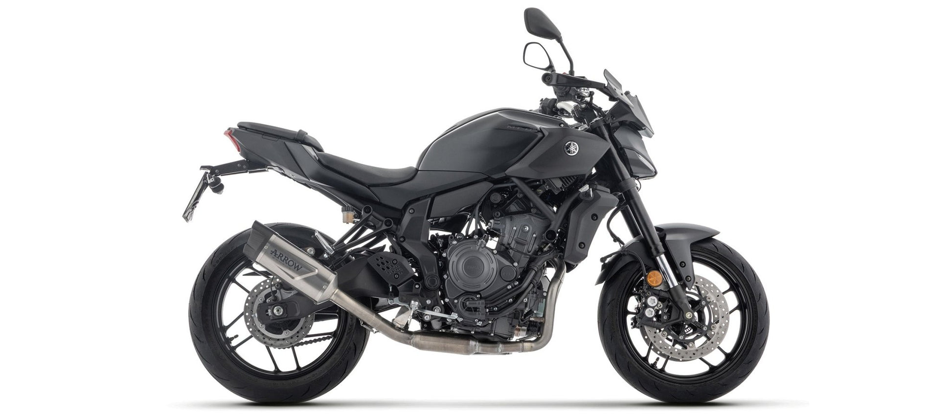 71094PK Arrow Full system racing med Indy Race EVO titanium udstødninger til Yamaha MT - 07 2025 - Pitboxen.dk