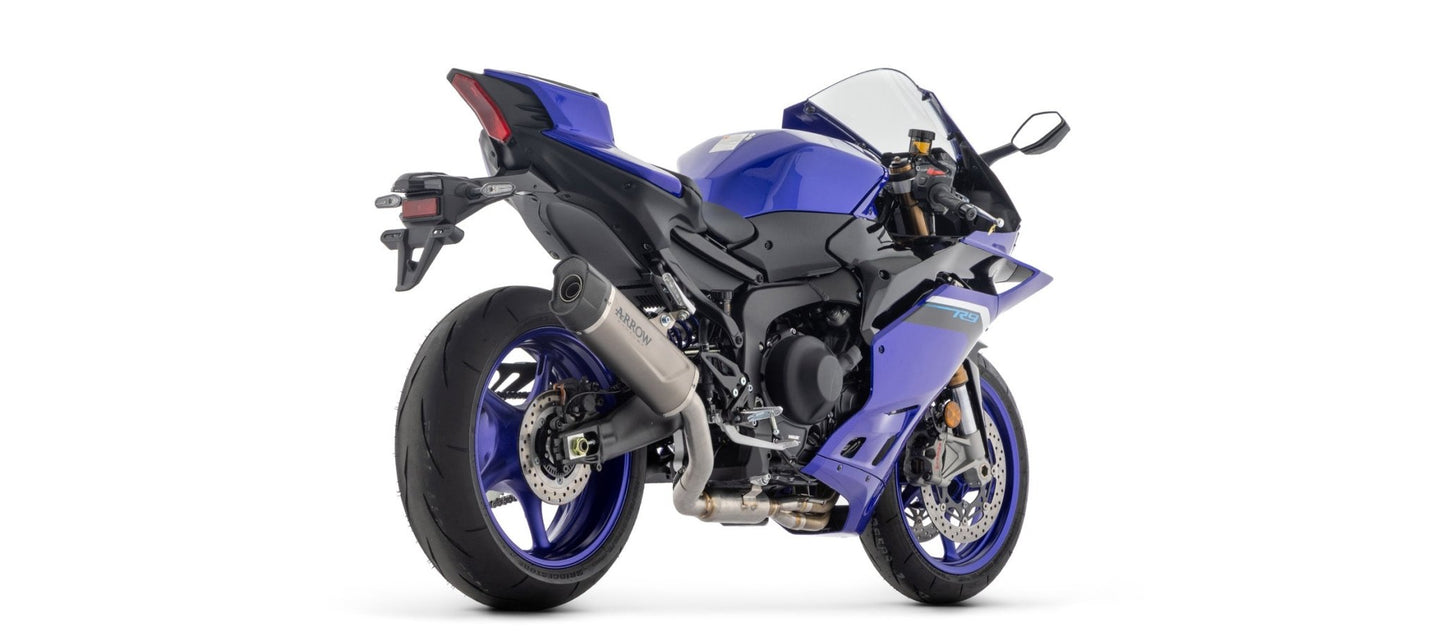 71981PK Arrow godkendt full system med Indy Race EVO titanium udstødning til Yamaha YZF R9 2025 - Pitboxen.dk