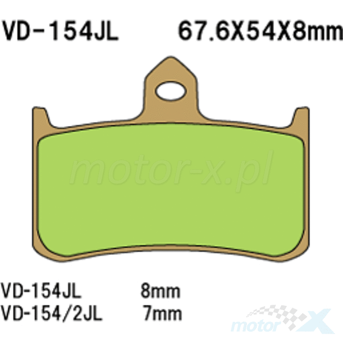 Vesrah VD-154JL Bremseklodser