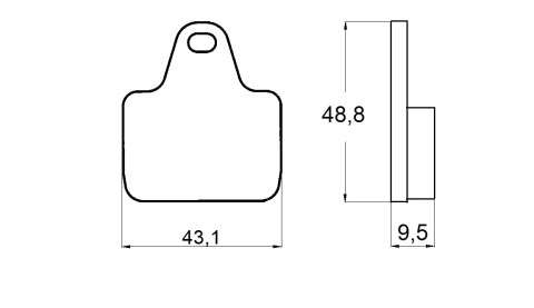 Accossato AGPA134 bremseklodser
