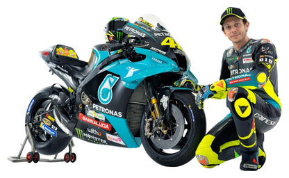 DID 520 VR46 Valentino Rossi kæde X ring guld med sølv link og VR46 logo