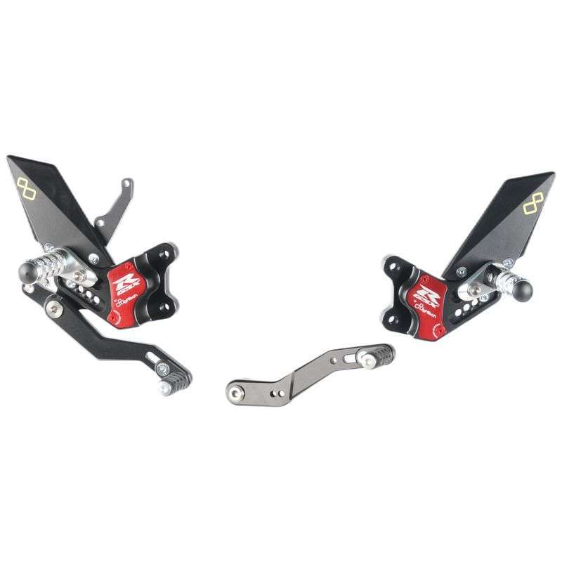 Lightech Type W  rearset til Suzuki GSX-R750 (2011-2017)