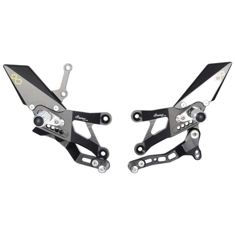 Lightech Type W  rearset til Yamaha R3 (2015-2023)