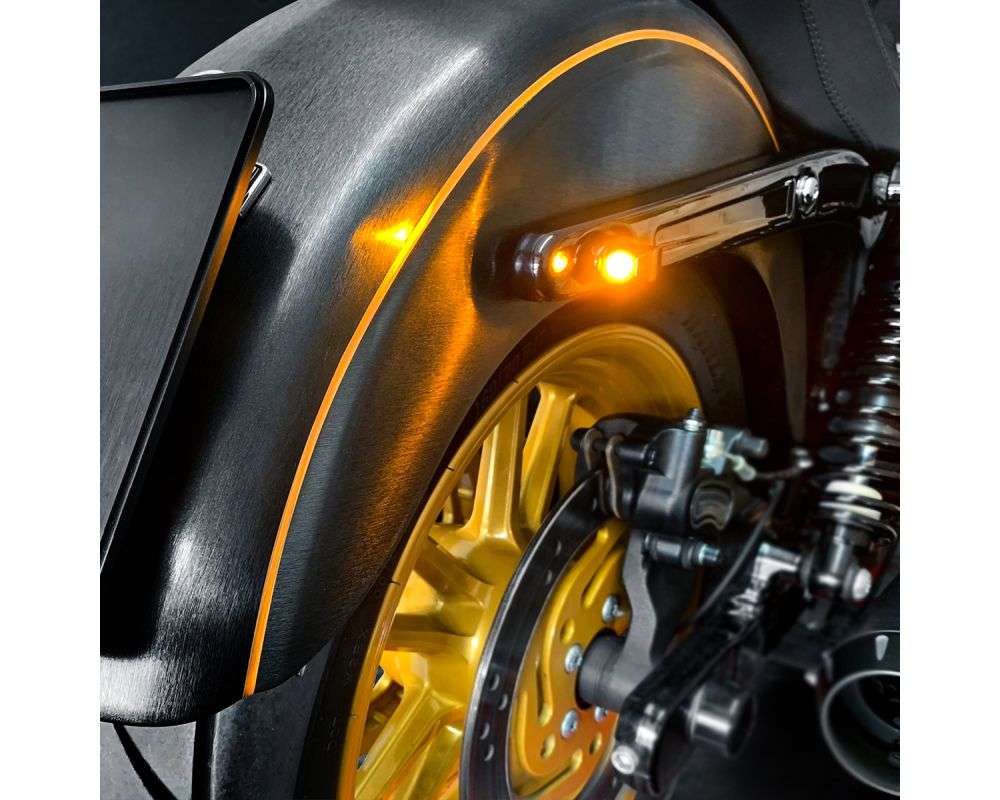 Heinz Bikes Nano winglet 3-i-1 led blink ned bremselys og baglys