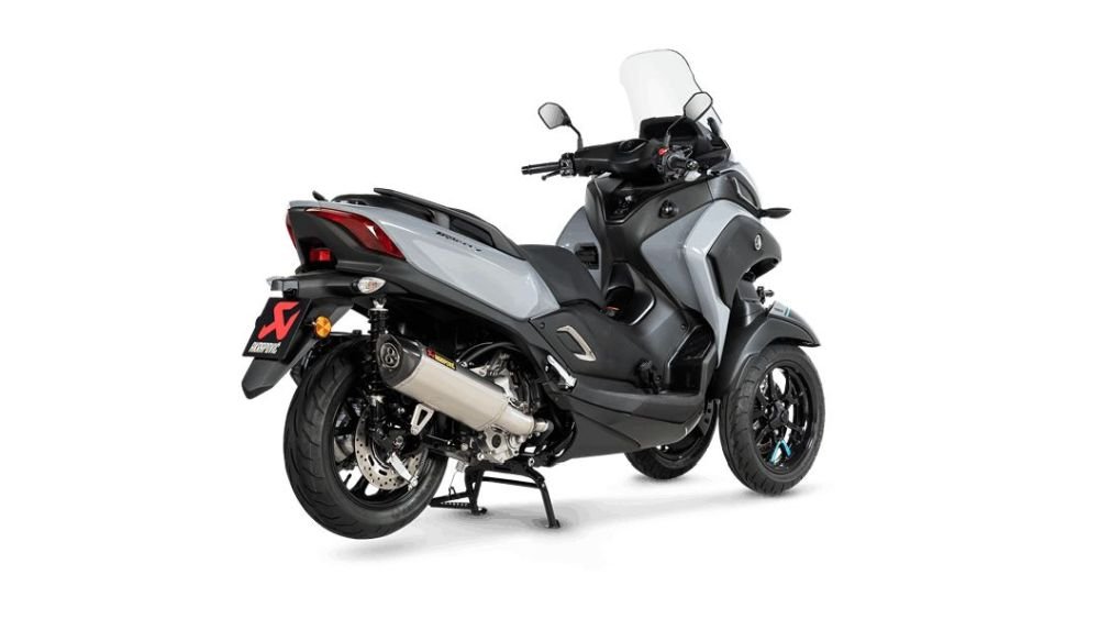 Akrapovic Rustfri Slip on udstødning til Yamaha X - MAX 300 (21 - 22) - Pitboxen.dk