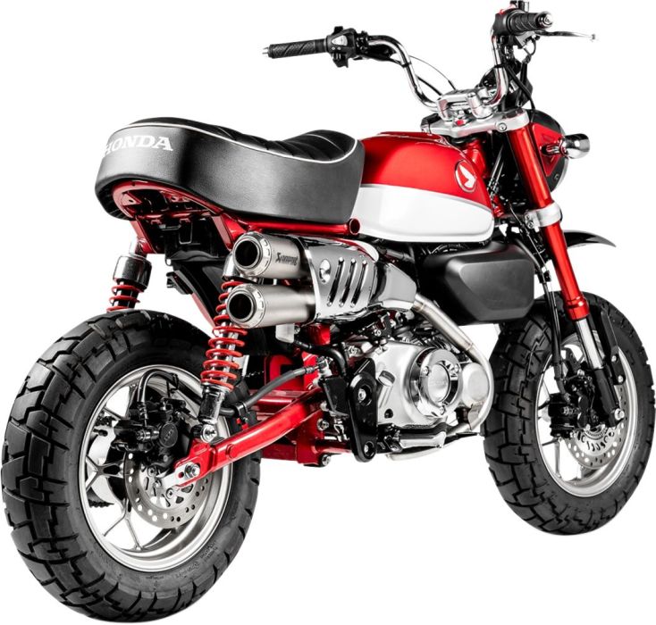 Akrapovic Titanium Slip on udstødning til Honda MONKEY (19 - 22) - Pitboxen.dk