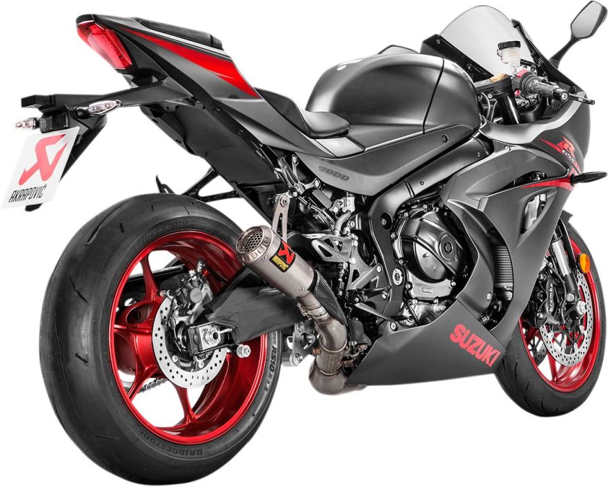 Akrapovic Titanium Slip on udstødning til Suzuki GSX - R1000 (17 - 22) - Pitboxen.dk