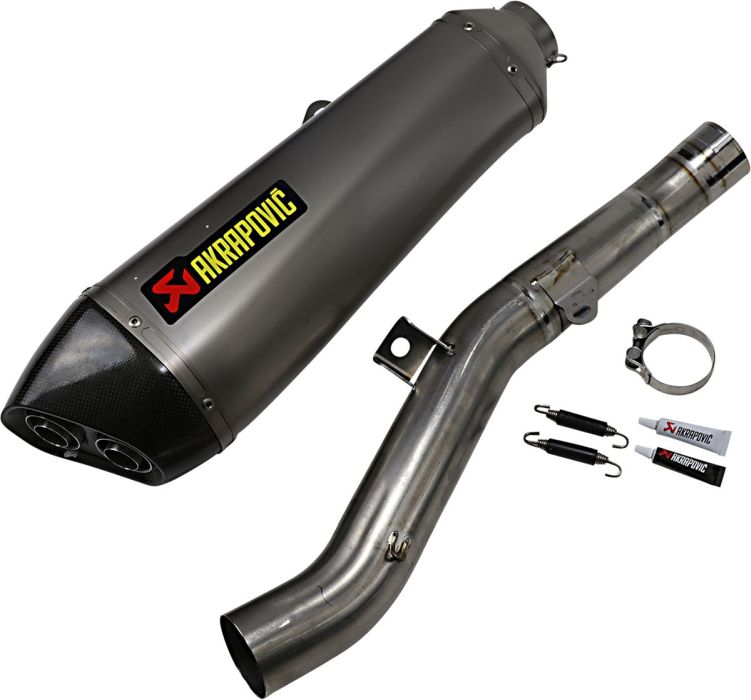 Akrapovic Titanium/carbon Slip on udstødning til Kawasaki GTR1400 (08 - 17) - Pitboxen.dk
