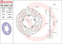 Aprilia Dorsoduro 08 - 20 m.fl. bremseskive bag, ORO fast - Brembo - Pitboxen.dk