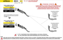 Aprilia RSV 4 2025- Arrow udstødning. Slip-on udstødninger, komplette udstødninger, manifold/forrør. Find det hos Pitboxen.dk