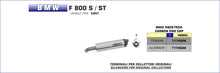 BMW F 800 S / ST 2006-2013 Arrow udstødning. Slip-on udstødninger, komplette udstødninger, manifold/forrør. Find det hos Pitboxen.dk