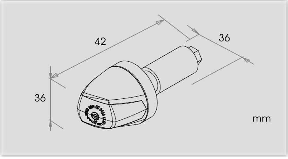 Koso Knight - MC blinklys for styrende