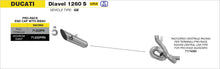 Ducati Diavel 1260 S 2019-2020 Arrow udstødning. Slip-on udstødninger, komplette udstødninger, manifold/forrør. Find det hos Pitboxen.dk