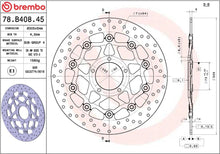 Ducati HYPERMOTARD 1100 07 - 10 m.fl. bremseskive for, ORO flydende - Brembo - Pitboxen.dk