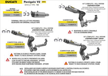 Ducati Panigale V2 2020-2024 Arrow udstødning. Slip-on udstødninger, komplette udstødninger, manifold/forrør. Find det hos Pitboxen.dk