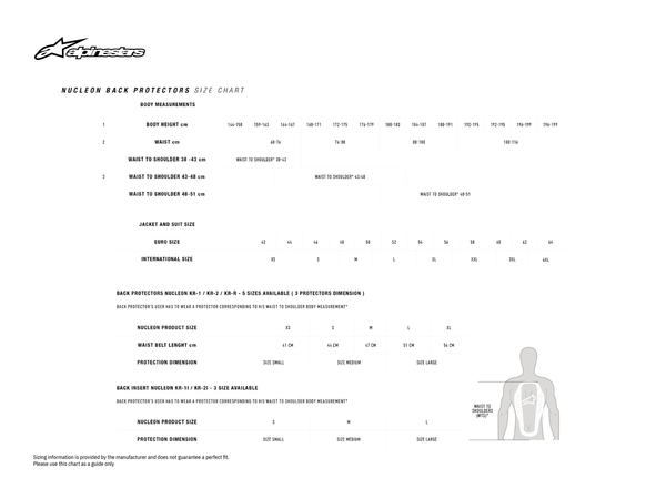 Alpinestars Nucleon KR-2 rygbeskytter - Level 2
