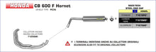 Honda CB 600 F Hornet 2003-2006 Arrow udstødning. Slip-on udstødninger, komplette udstødninger, manifold/forrør. Find det hos Pitboxen.dk