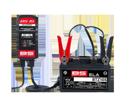 BS Battery BS15 batterilader til MC