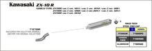 Kawasaki ZX-10R 2004-2005 Arrow udstødning. Slip-on udstødninger, komplette udstødninger, manifold/forrør. Find det hos Pitboxen.dk