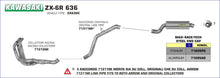 Kawasaki ZX-6R 636 2005-2006 Arrow udstødning. Slip-on udstødninger, komplette udstødninger, manifold/forrør. Find det hos Pitboxen.dk