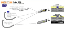 KTM DUKE 690 2012-2015 Arrow udstødning. Slip-on udstødninger, komplette udstødninger, manifold/forrør. Find det hos Pitboxen.dk