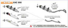 KTM EXC 500 2012-2013 Arrow udstødning. Slip-on udstødninger, komplette udstødninger, manifold/forrør. Find det hos Pitboxen.dk