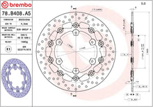 Ktm Factory Replica 07 - 10 m.fl. bremseskive for, ORO flydende - Brembo - Pitboxen.dk