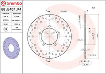 Kymco K-XCT 125 I 13-16 m.fl. bremseskive bag, ORO fast - Brembo