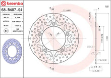 Kymco PEOPLE 300 I GT 11-13 m.fl. bremseskive, ORO fast - Brembo