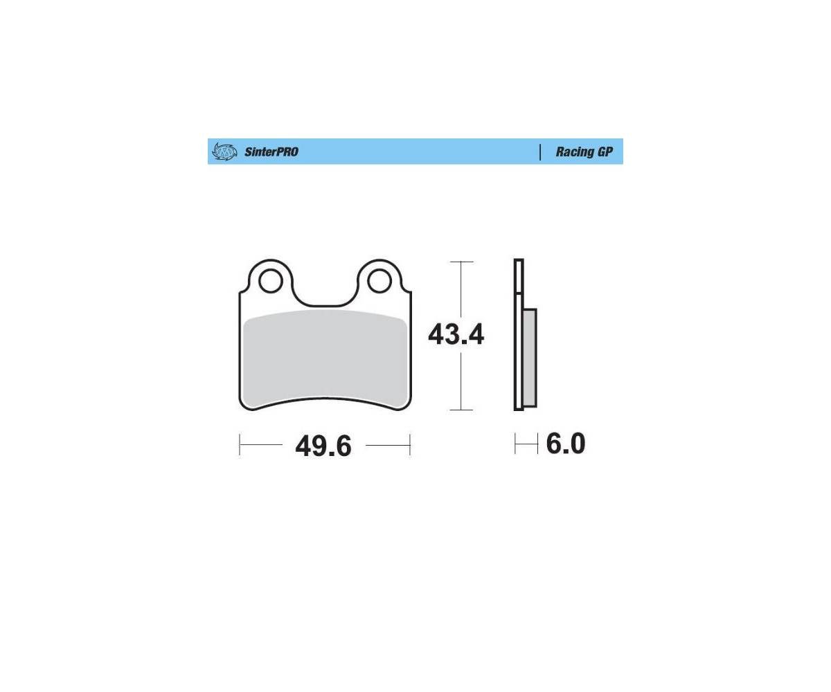 Motomaster sinter bremseklodser til Off Road - Racing GP