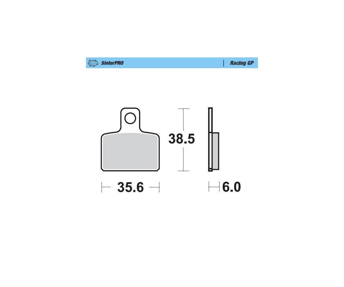 Motomaster sinter bremseklodser til Off Road - Racing GP
