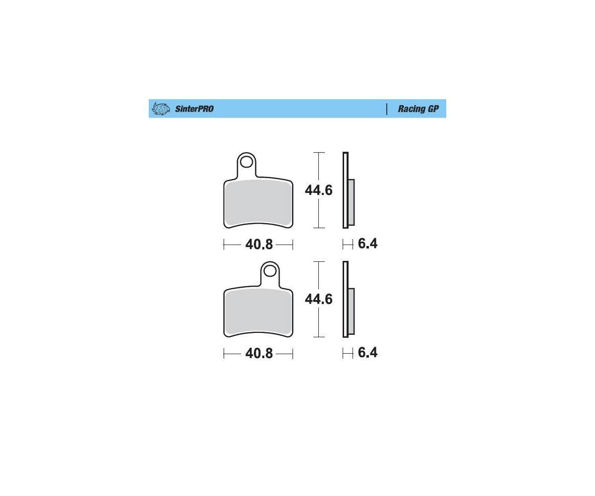 Motomaster sinter bremseklodser til Off Road - Racing GP