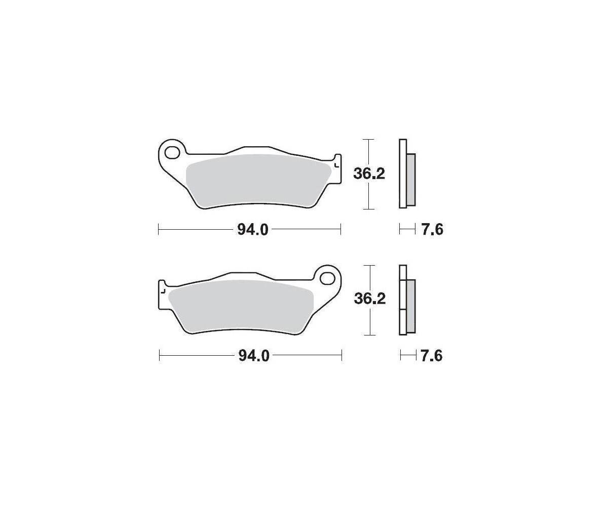 Motomaster bremseklodser til Off Road - Sinter Pro Racing