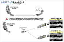 MV Agusta BRUTALE 910 2007-2008 Arrow udstødning. Slip-on udstødninger, komplette udstødninger, manifold/forrør. Find det hos Pitboxen.dk