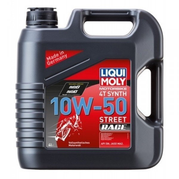 Liqui Moly Street Race 10W50 MC Oil - Full Synthetic 4 Liters