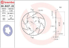 Piaggio Cat 91 - 97 m.fl. bremseskive for, ORO fast - Brembo - Pitboxen.dk