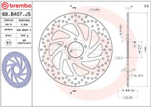 Piaggio Executive 12-16 m.fl. bremseskive for, ORO fast - Brembo