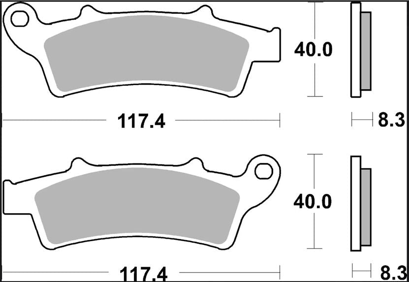 Piaggio Sport Touring 12 - 19 m.fl. bremseklodser, Carbon keramisk (OEM) - Brembo - Pitboxen.dk