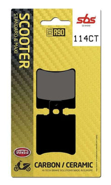 SBS 114CT bremseklodser Carbon keramisk til scooter – gadeegnet - Pitboxen.dk