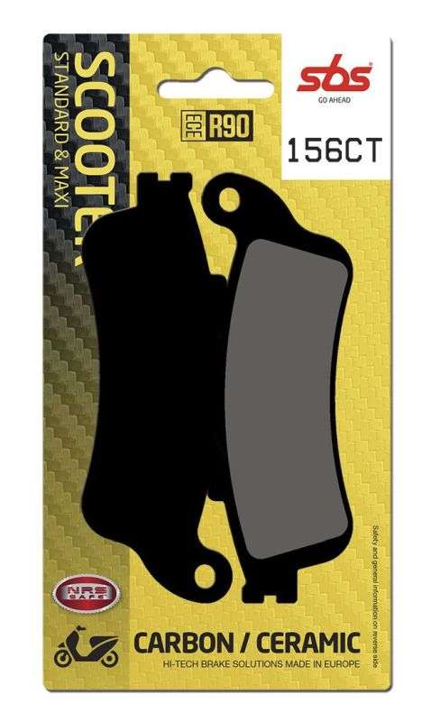 SBS 156CT bremseklodser Carbon keramisk til scooter – gadeegnet - Pitboxen.dk