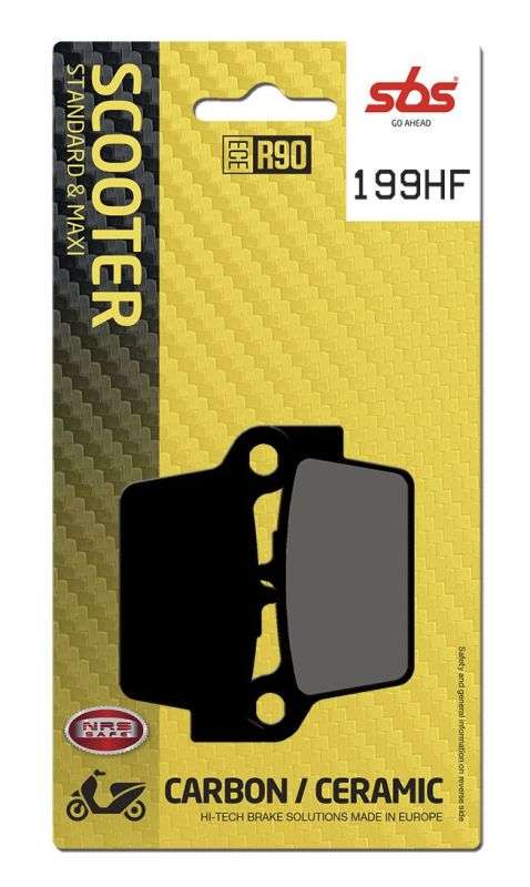 SBS 199HF bremseklodser – keramisk materiale til gade og touring - Pitboxen.dk