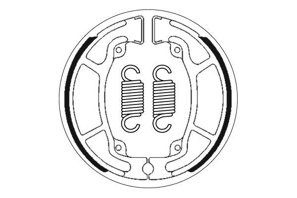 SBS 2208 Bremsebakker - () - Pitboxen.dk