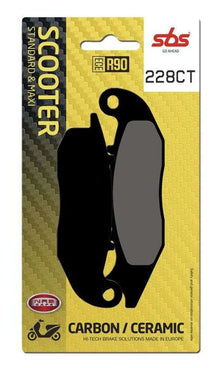 SBS 228CT bremseklodser Carbon keramisk til scooter – gade - Pitboxen.dk