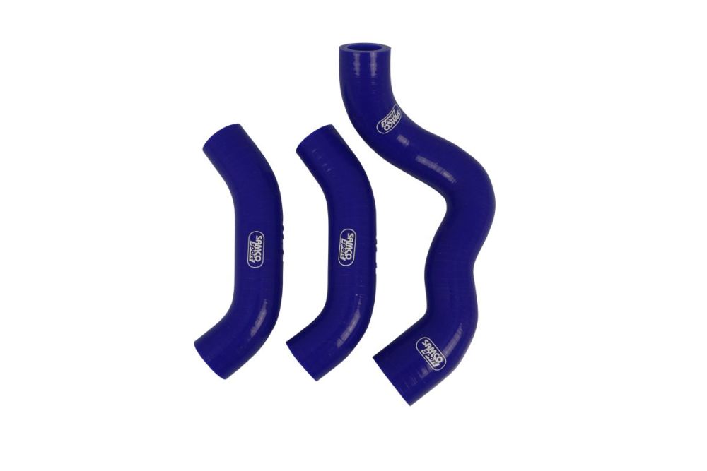 Silikone kølerslanger til Husqvarne FE450 / FE501 (20 - 21) - Blå - Pitboxen.dk