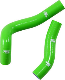 Silikone kølerslanger til Kawasaki Ninja 400 (18 - 23) - Grøn - Pitboxen.dk