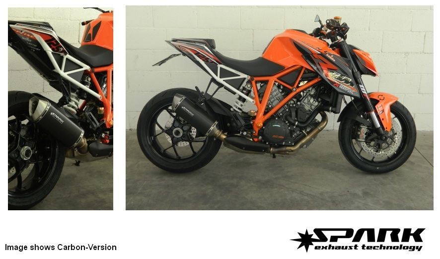 SPARK FORCE SLIP - ON LYDDÆMPER CARBON KTM SUPERDUKE 1290 - Pitboxen.dk