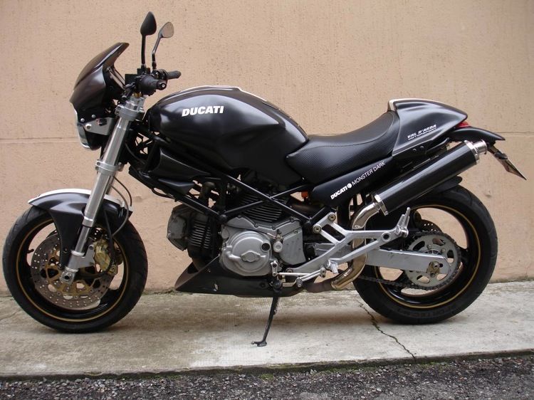 SPARK RUNDE LYDDÆMPERE CARBON HIGH - UP DUCATI MONSTER 600/900 - Pitboxen.dk